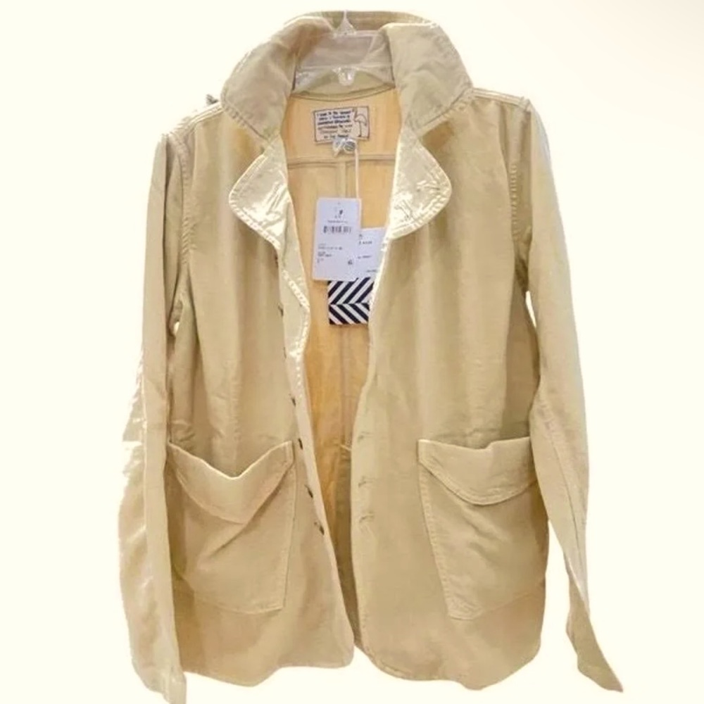 NWT Free People x Sandrine Rose Empire Jacket Blazer Size Small in Sunflower